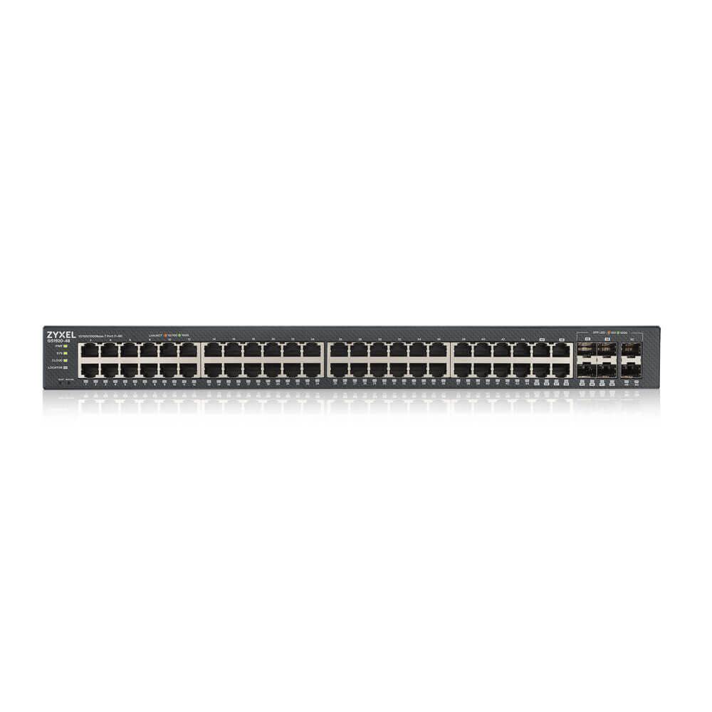 ZYXEL GS1920-48 V2 44 PORT 10-100-1000+4XSFP L2 HYBRID NEBULAFLEX YONETIL